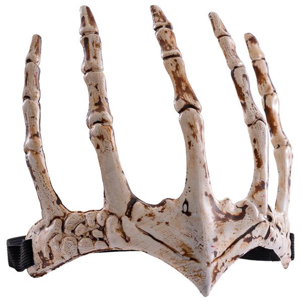 Pandebånd Krone med Skeletfingre