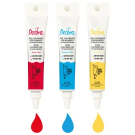 Gelefarve Blå/Gul/Rød 3-pak