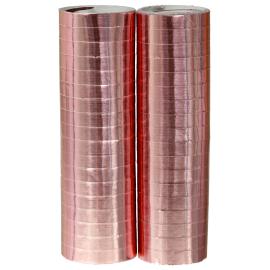 Serpentiner Metallic Lyserød 2-pak