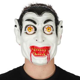 Skør Vampyrmaske med Bevægelige Øjne