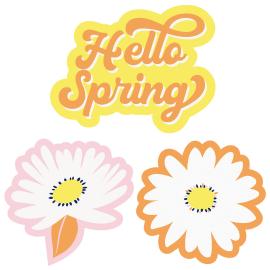 Klistermærker Blomster & Vår Vinyl 3-pak