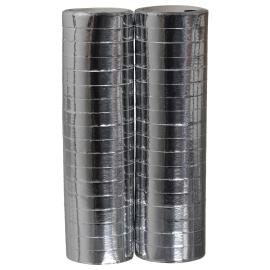 Serpentiner Metallic Sølv 2-pak