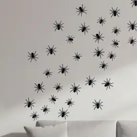 V&aelig;gdekoration Edderkopper