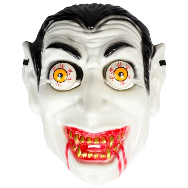 Skør Vampyrmaske med Bevægelige Øjne