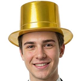 Cylinderhat Guld