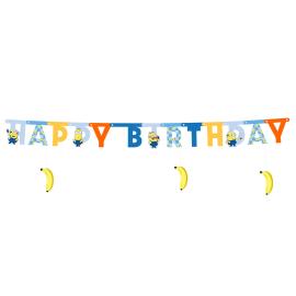 Minions Happy Birthday Guirlande 153 x 50 cm