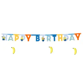 Minions Happy Birthday Guirlande 153 x 50 cm