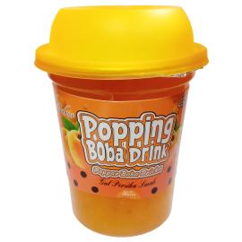 Drik med Popping Boba Gul Fersken 350 ml