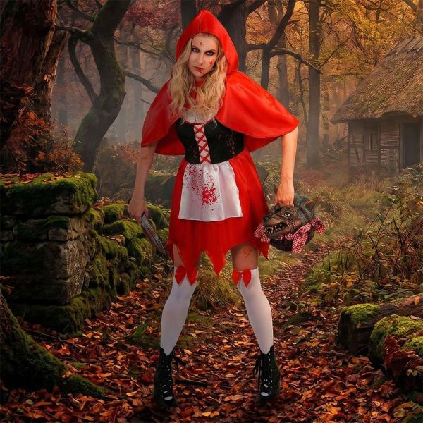 Kostume Zombie Rødhætte