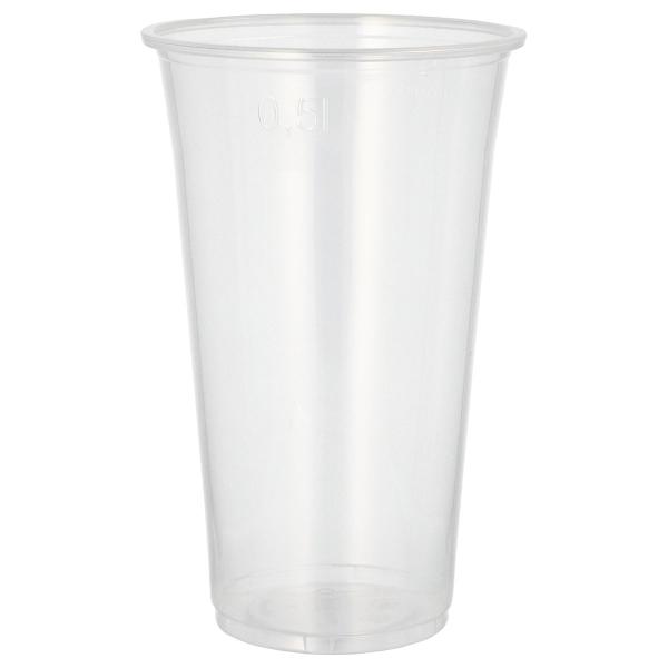 Genanvendelige Plastglas 50 cl 50-pak