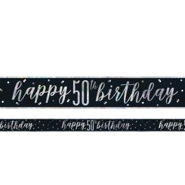 Happy 50th Birthday Banner