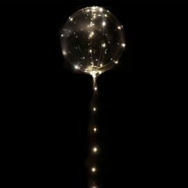 Ballon med LED-lysk&aelig;de