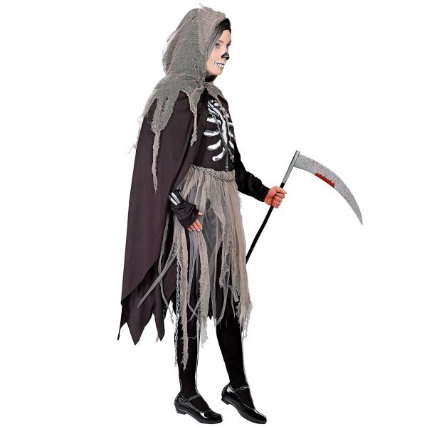 Manden med Leen Kostume Skelet Børn