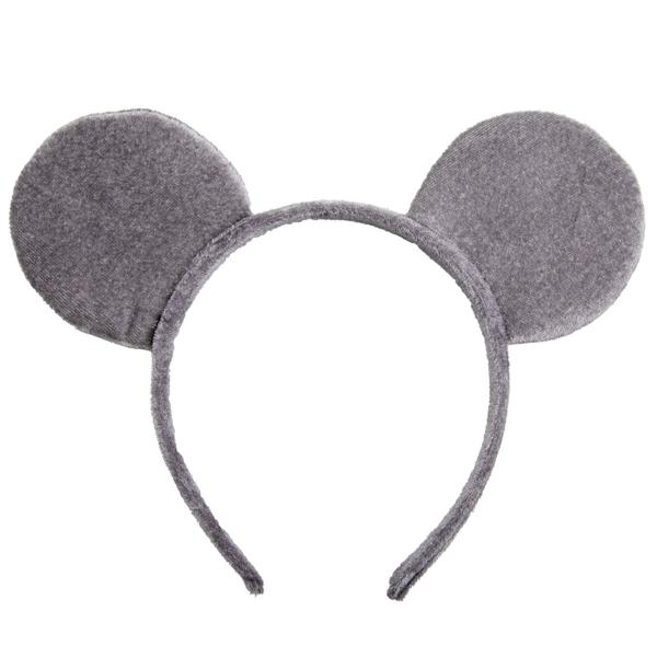 Hårbøjle med Museører Grå