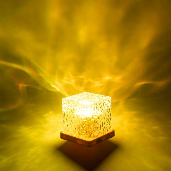 RGB LED-lampe med Bølgemønster 11,5 cm