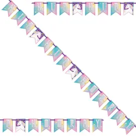 Happy Birthday Banner Enhjørning