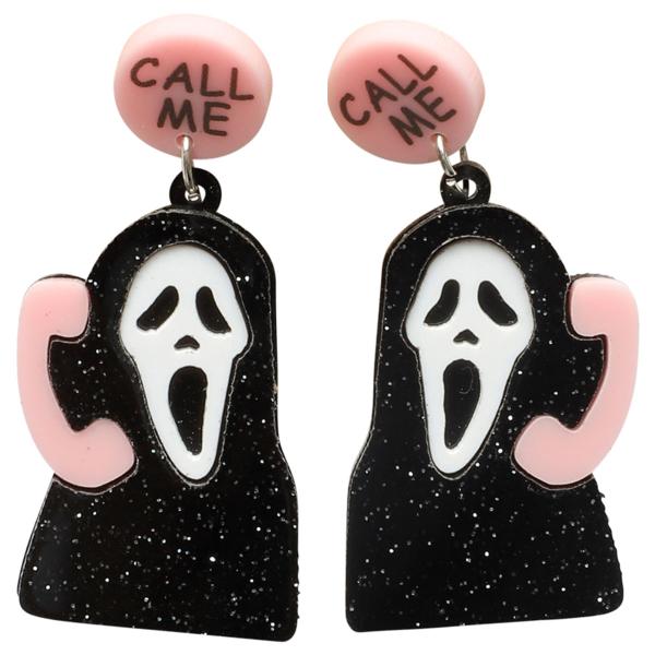 Halloween Øreringe Scream Call Me