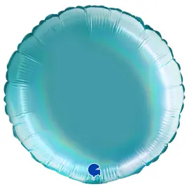Rund Folieballon Holografisk Platinum Tenerife Sea