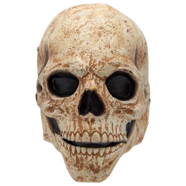 Latexmaske Dødningehoved med Bevægelig Kæbe