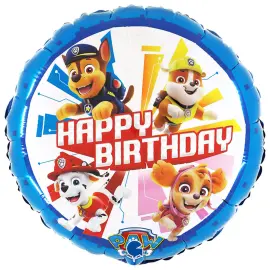 Happy Birthday Folieballon Paw Patrol