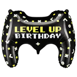 Spilkontrol Folieballon Level Up Birthday