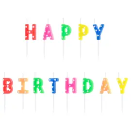 Happy Birthday Prikkede Kagelys