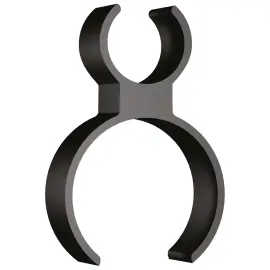 Isfont&aelig;neholder til Flaske Sort 4-pak