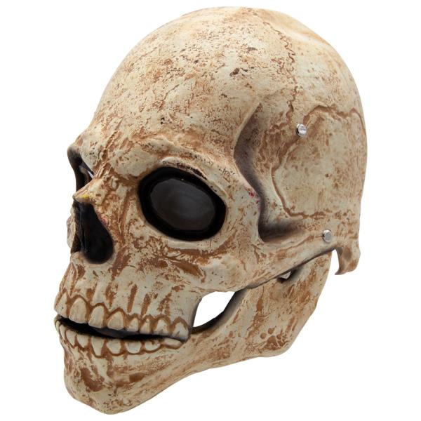 Latexmaske Dødningehoved med Bevægelig Kæbe