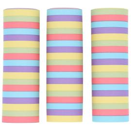 Serpentiner Blandede Farver Pastel 3-pak