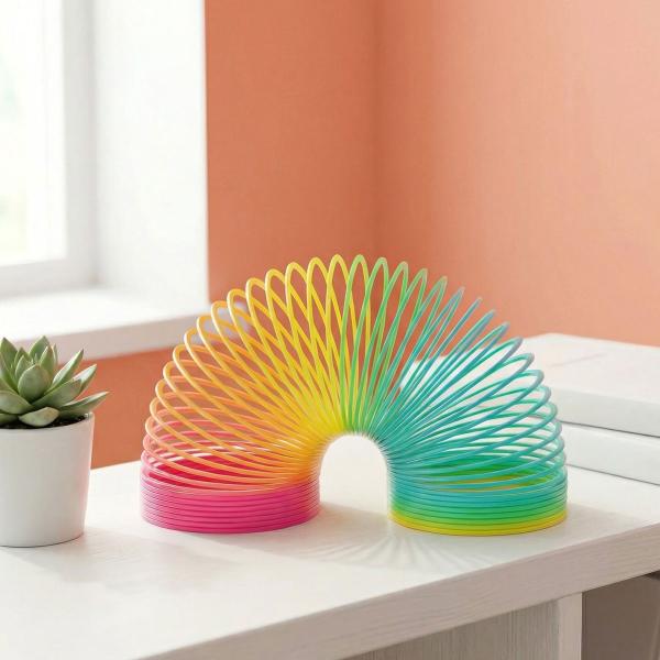Slinky Flerfarvet 13 cm