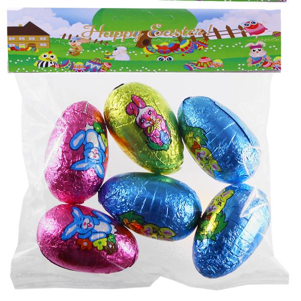 Happy Easter Chokoladeæg 6-pak