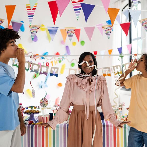 Serpentiner Blandede Farver Pastel 3-pak