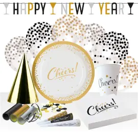 Happy New Year Nyt&aring;rsfest Kit 8 Pers