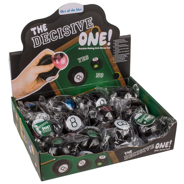 Squeeze 8-ball Legetøj 6,3 cm