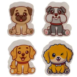 Viskel&aelig;der Hund 4 cm