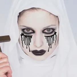 Uhyggelig Nonne Makeup Sæt