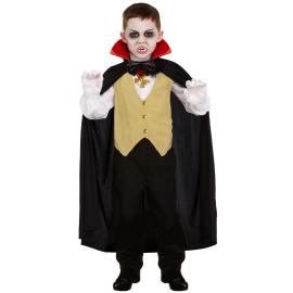 Klassisk Vampyr Kostume Børn