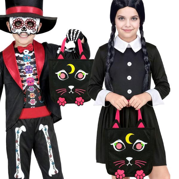 Filtpose Kat Halloween
