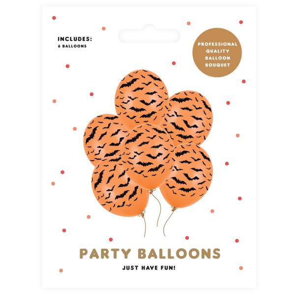 Latexballoner Flagermus Pastelorange