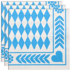 Oktoberfest Engangsservietter Bayersk 20-pak