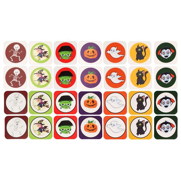 Memospil Halloween 28 Kort