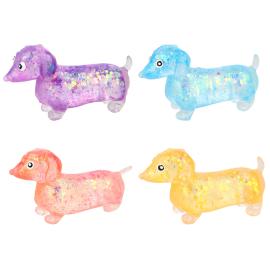 Squeeze Glitrende Gravhund Leget&oslash;j 11 cm