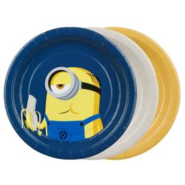 Minions Papirassietter 18 cm 6-pak