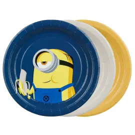 Minions Papirasietter 18 cm 6-pak
