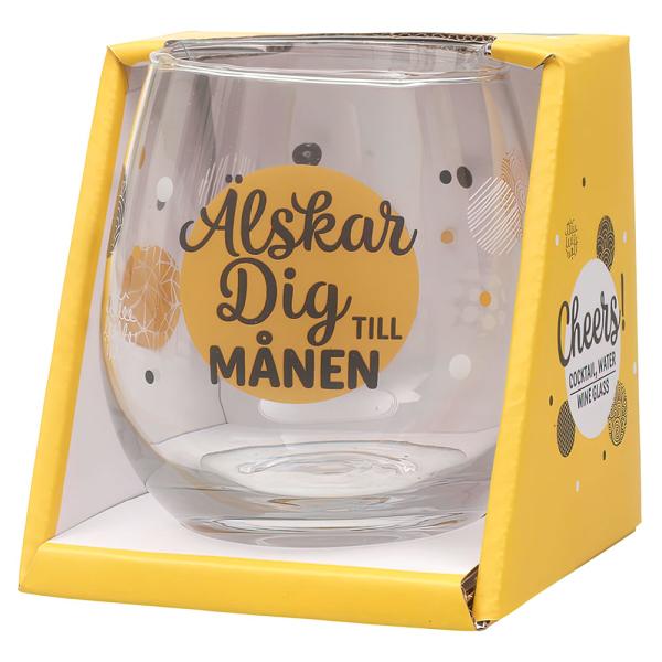 Glas Älskar Dig Till Månen och Tillbaka