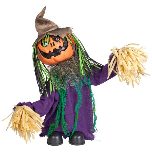 Animeret Dansende Græskar-fugleskræmsel 115 cm