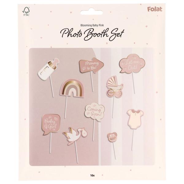 Baby Girl Foto Props 10-pak