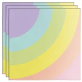 Servietter Regnbue Pastel