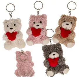 N&oslash;glering Bamse med Hjerte