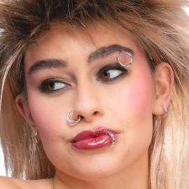 Falske Piercinger Sølv 8-pak